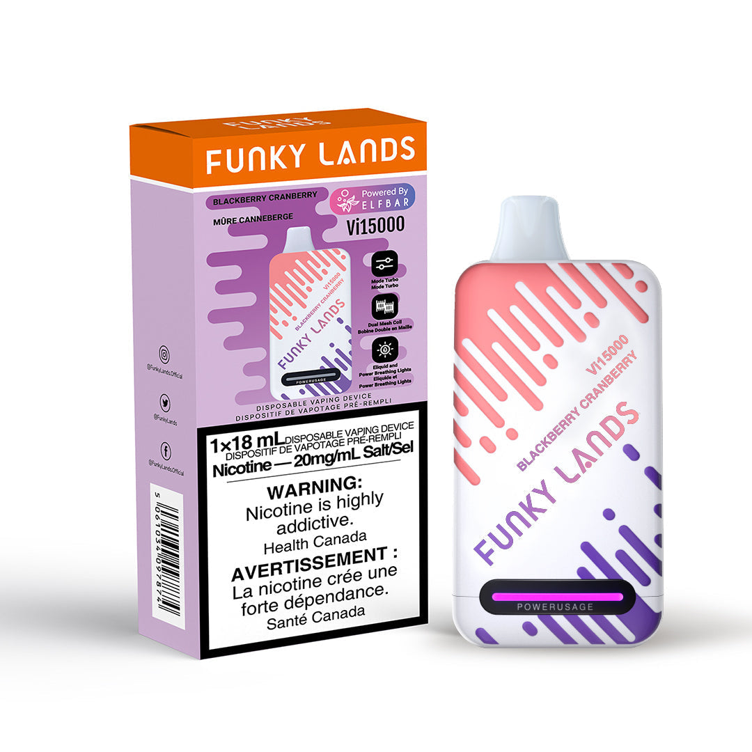 FUNKY LANDS Vi15000 Ontario(5pcs/pk) Happy Distro FUNKY LANDS Vi15000 Ontario(5pcs/pk) Happy Distro