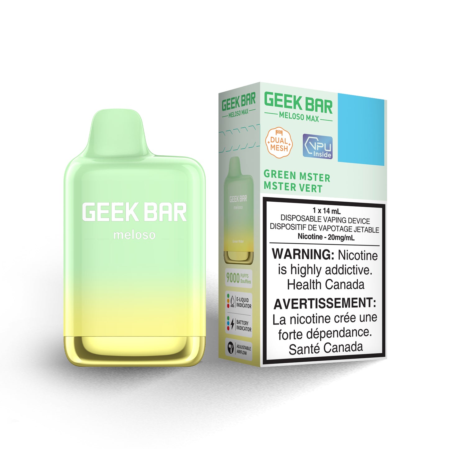 GEEK BAR Meloso MAX 9000 【 Alberta 】(5pcs/pk)