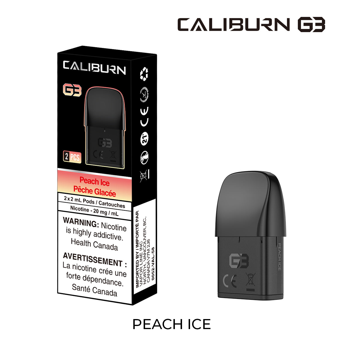 UWELL Caliburn G3 Prefilled Pods 【 Federal 】(2pcs/pk)