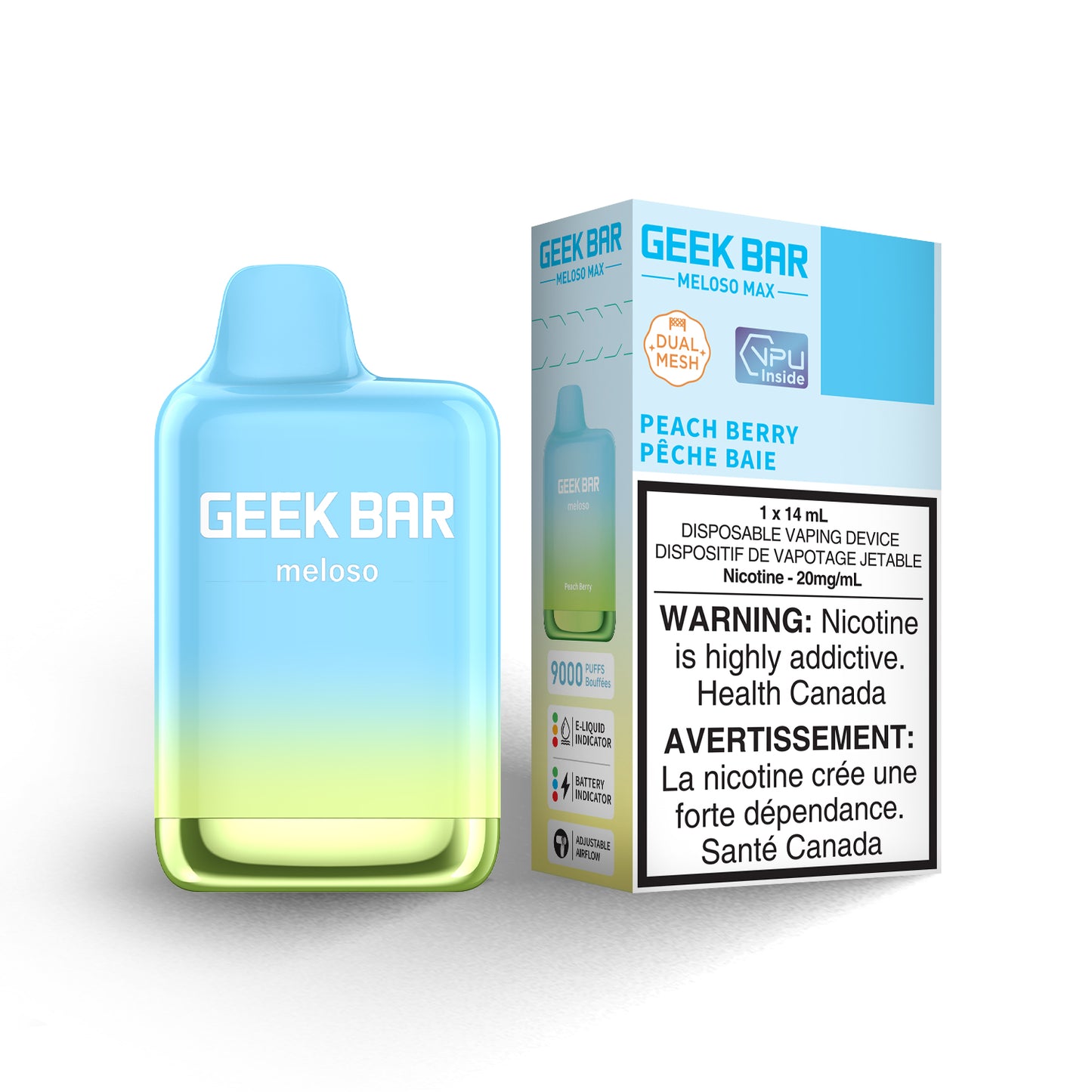 GEEK BAR Meloso MAX 9000 【 Alberta 】(5pcs/pk)