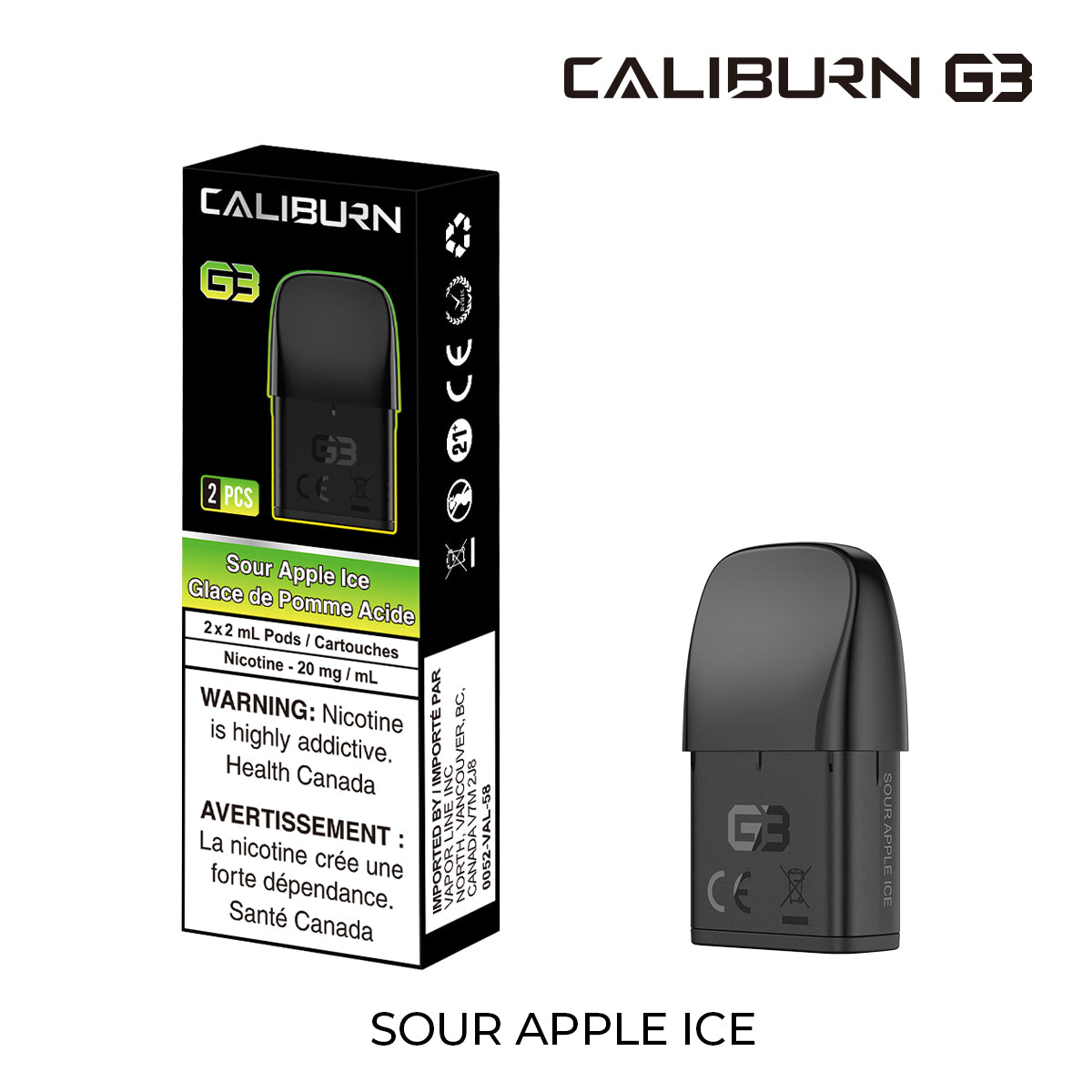 UWELL Caliburn G3 Prefilled Pods 【 Federal 】(2pcs/pk)