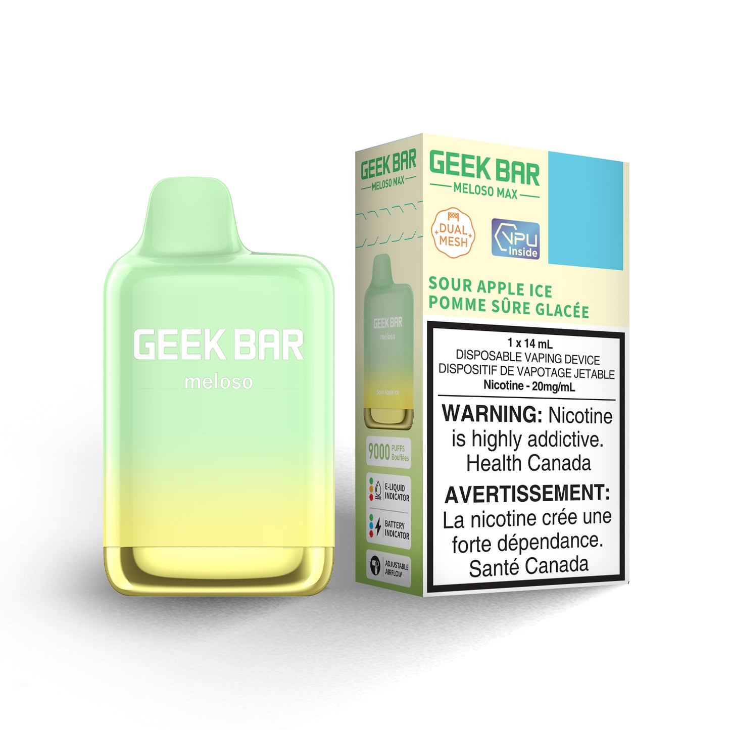 GEEK BAR Meloso MAX 9000 【 Alberta 】(5pcs/pk)