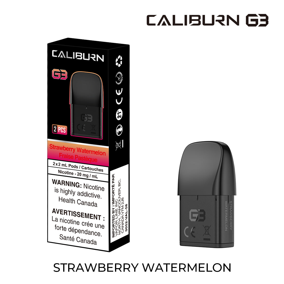 UWELL Caliburn G3 Prefilled Pods 【 Federal 】(2pcs/pk)