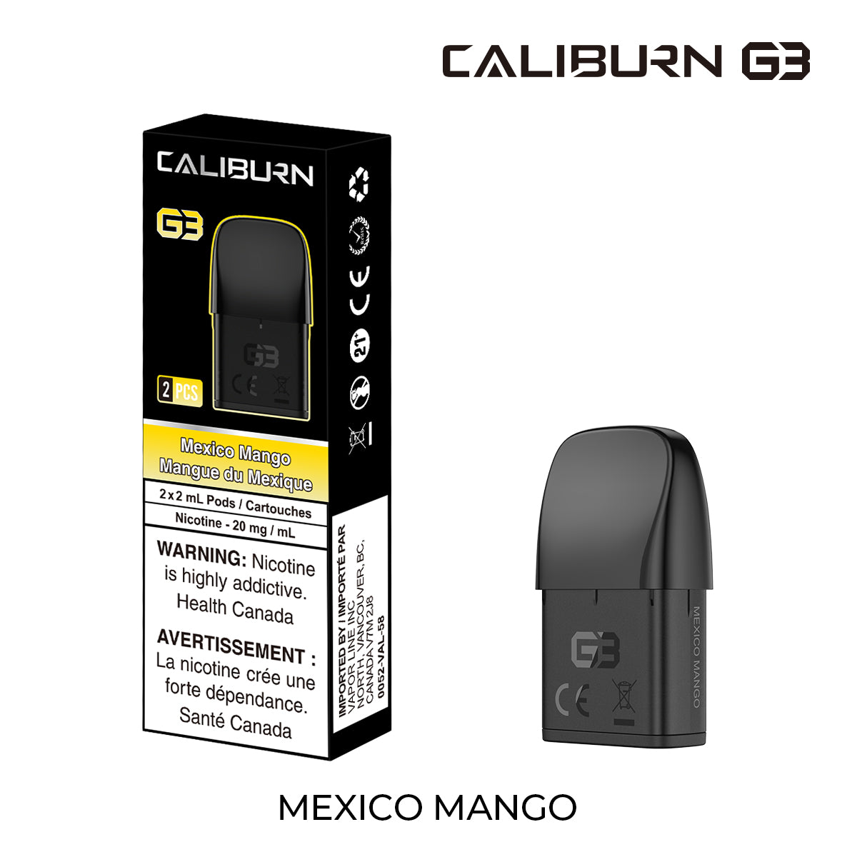 UWELL Caliburn G3 Prefilled Pods 【 Alberta 】